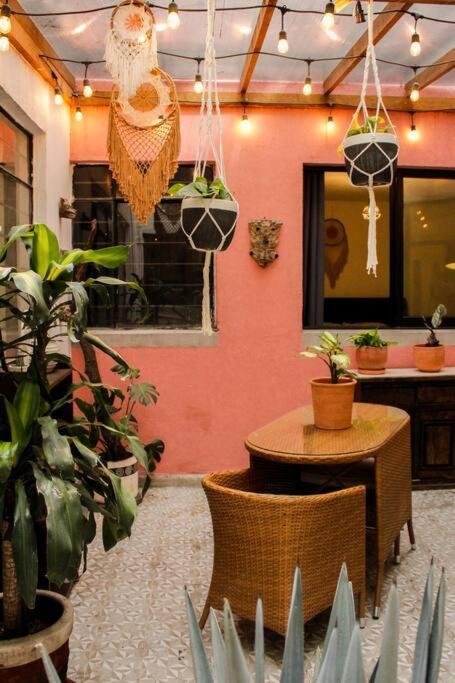 New Mex Inspired Bo-Ho Chic Apartment With Private Patio And Roof Terrace เม็กซิโกซิตี้ ภายนอก รูปภาพ